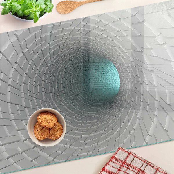 Szklana deska do krojenia Tunel 3D z efektem głębi
