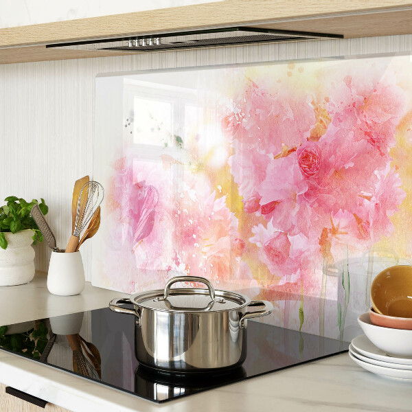 Tabla de cortar Acuarelas florales en colores pastel