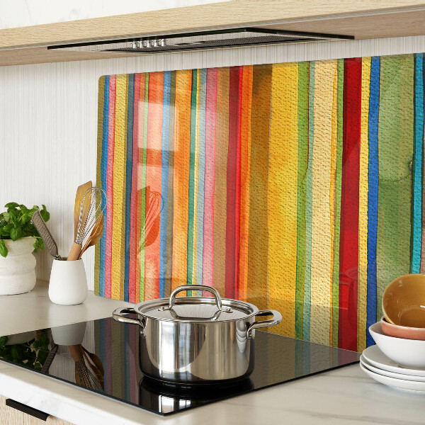 Tabla de cocina Rayas abstractas de colores