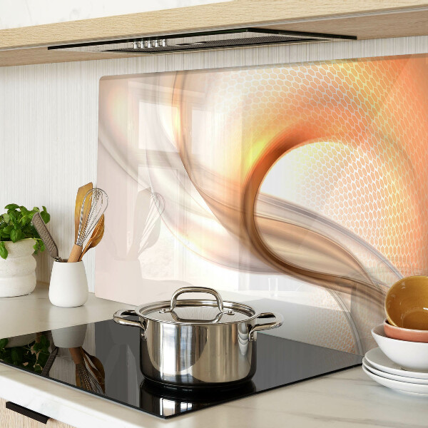 Tabla para cortar Ondas de luz en tonos dorados