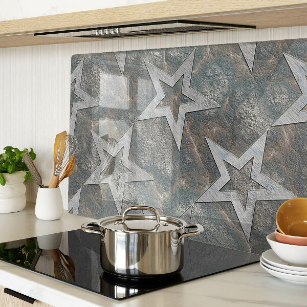 Tabla de cocina Estrellas sobre fondo de textura