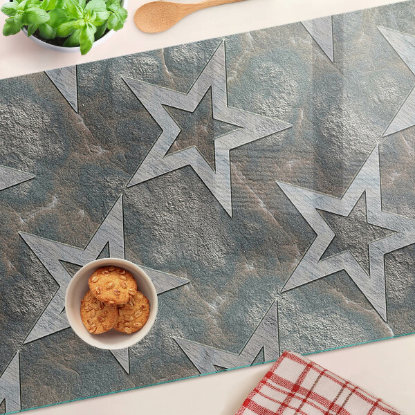Tabla de cocina Estrellas sobre fondo de textura