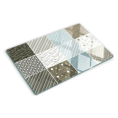 Tabla de cortar Patrones geométricos y líneas