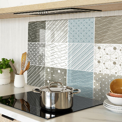 Tabla de cortar Patrones geométricos y líneas