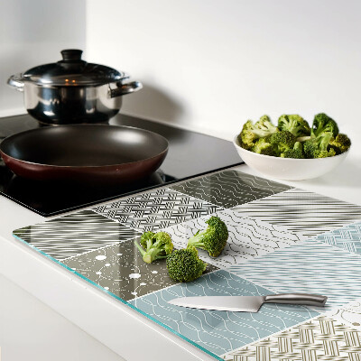 Szklana deska do krojenia Geometryczne wzory i linie