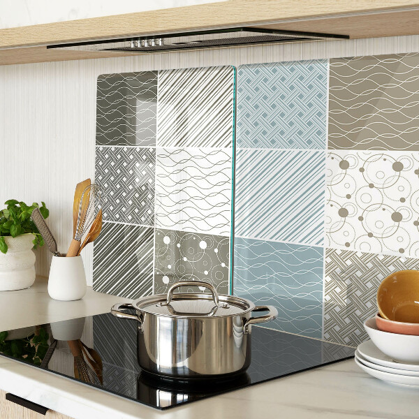 Tabla de cortar Patrones geométricos y líneas