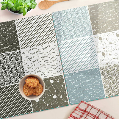 Szklana deska do krojenia Geometryczne wzory i linie