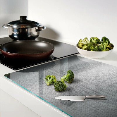 Tabla de cocina Efecto metálico de acero cepillado