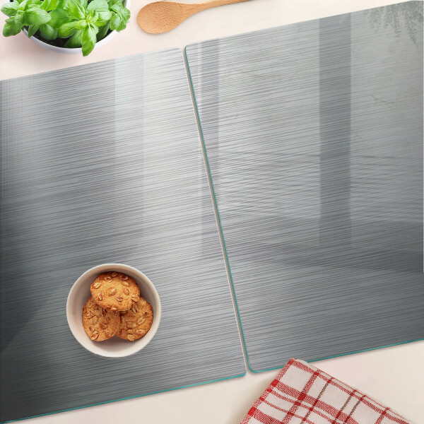 Tabla de cocina Efecto metálico de acero cepillado