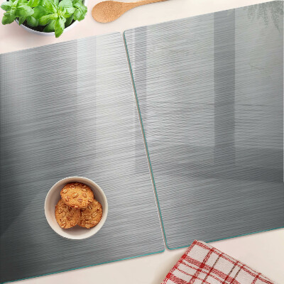 Tabla de cocina Efecto metálico de acero cepillado