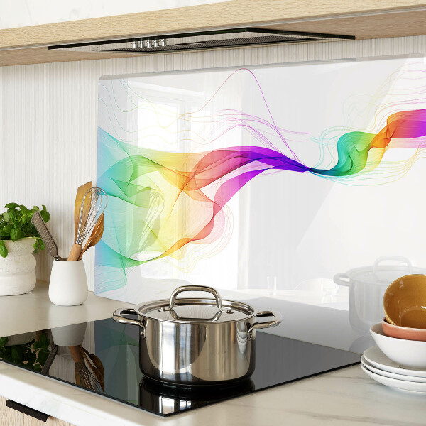 Tabla para cortar Ondas de colores del arco iris