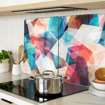 Tabla de cortar Geometrías abstractas en colores pastel