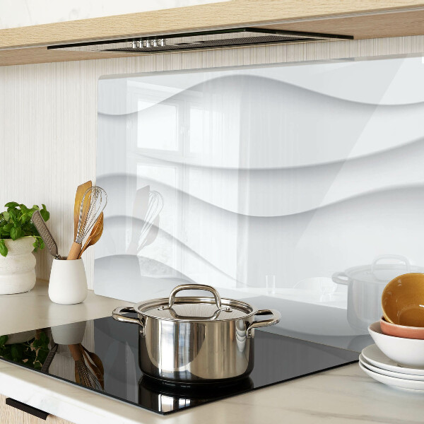 Tabla de cortar de cristal Ondas y líneas