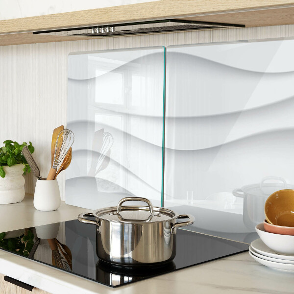 Tabla de cortar de cristal Ondas y líneas