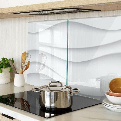 Deska kuchenna szklana Fale i linie