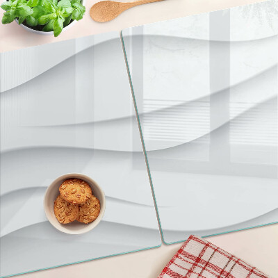 Deska kuchenna szklana Fale i linie