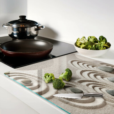 Tabla de cortar Patrones ondulados en la arena