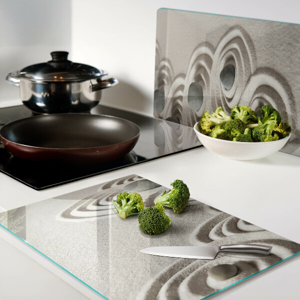 Tabla de cortar Patrones ondulados en la arena