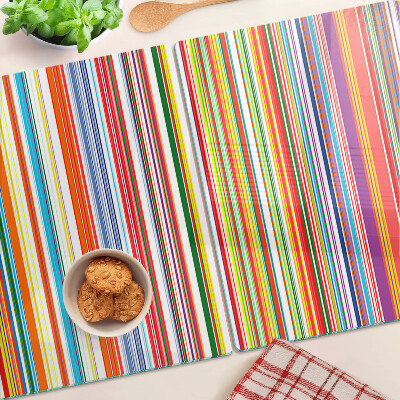 Tabla de cortar Rayas de colores