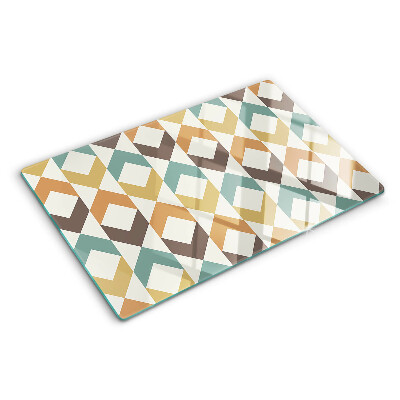 Tabla de cortar Geometría en colores pastel