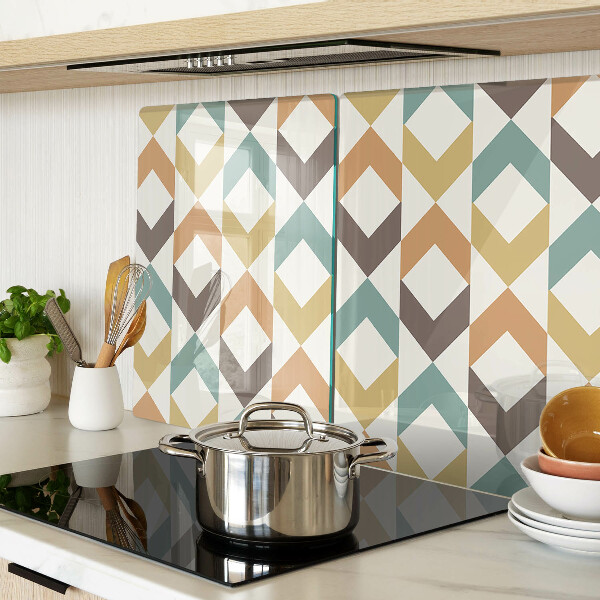 Tabla de cortar Geometría en colores pastel