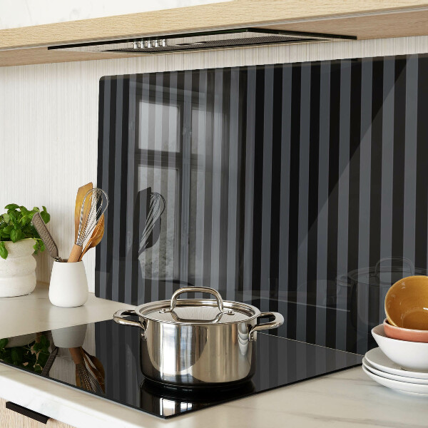 Tabla de cocina Rayas verticales en tonos grises