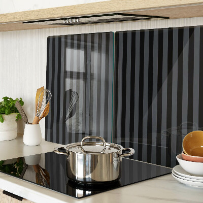 Tabla de cocina Rayas verticales en tonos grises