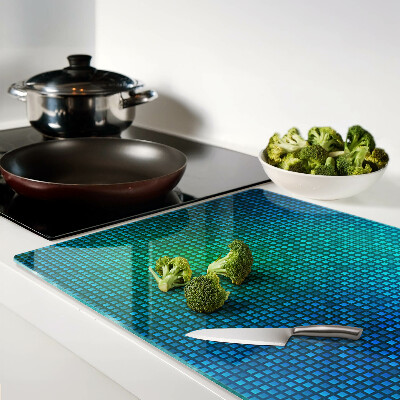 Tabla de cocina Degradado de color en tonos de azul