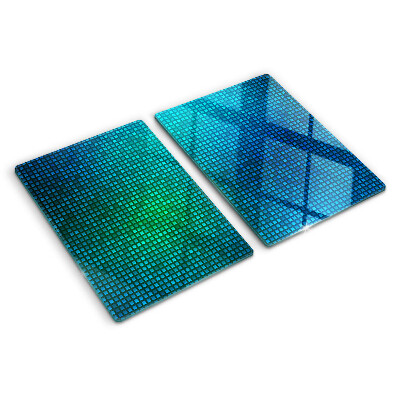 Tabla de cocina Degradado de color en tonos de azul