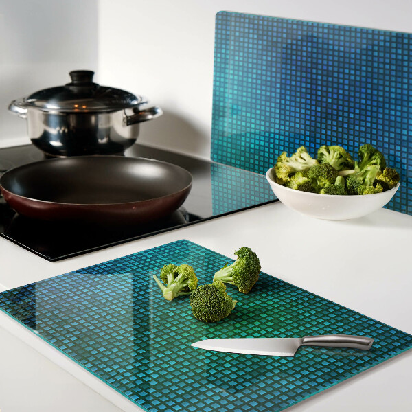 Tabla de cocina Degradado de color en tonos de azul