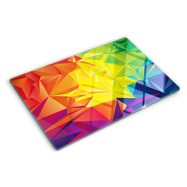 Tabla de cortar Geometría colorida