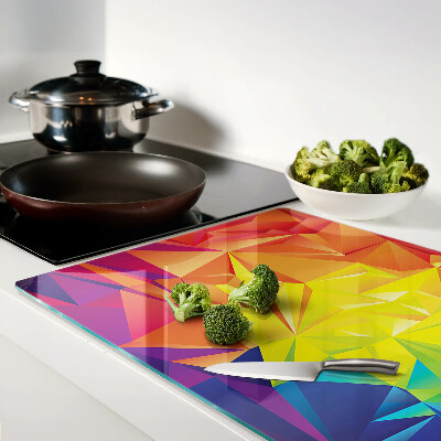 Tabla de cortar Geometría colorida