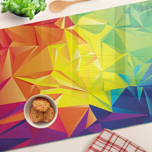 Tabla de cortar Geometría colorida