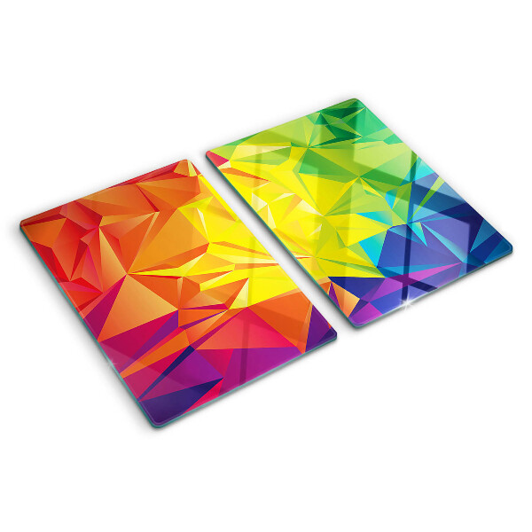 Tabla de cortar Geometría colorida
