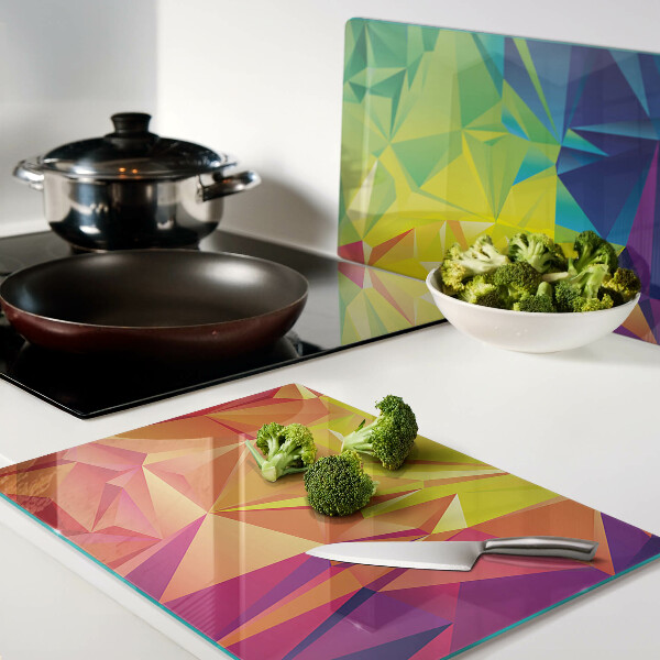 Tabla de cortar Geometría colorida