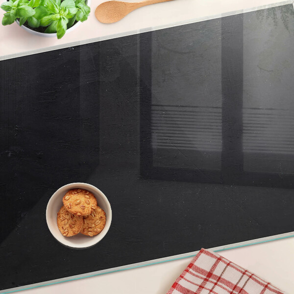 Tabla de cocina Textura de mármol negro