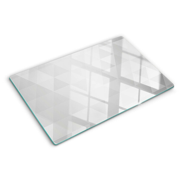Tabla de cortar Patrones geométricos en tonos de gris