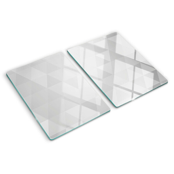 Tabla de cortar Patrones geométricos en tonos de gris