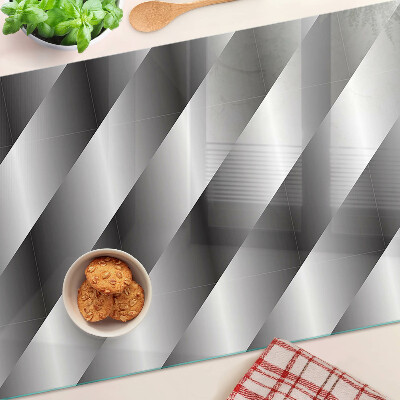 Tabla para cortar Patrones geométricos en tonos de gris