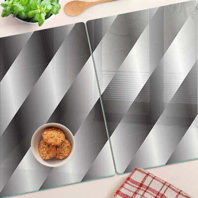 Tabla para cortar Patrones geométricos en tonos de gris