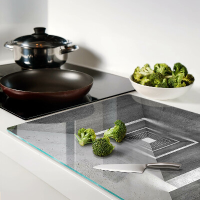 Tabla de cortar de cristal Túnel arquitectónico en tonos grises