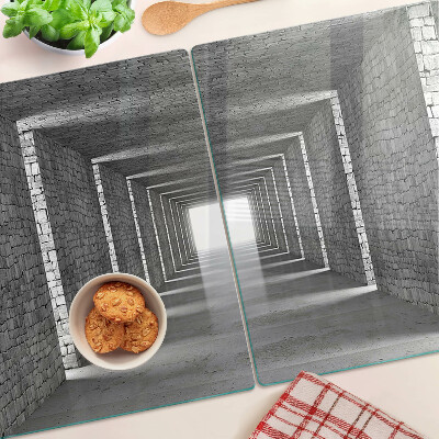 Deska kuchenna szklana Iluzja głębi w architekturze