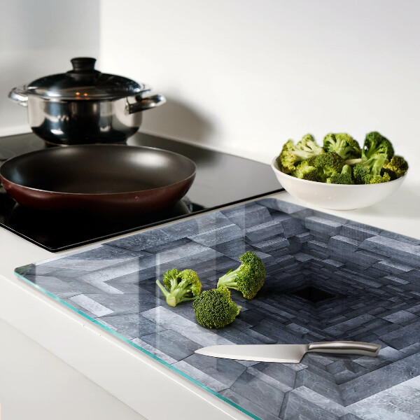 Tabla de cocina Ilusión de agujero profundo