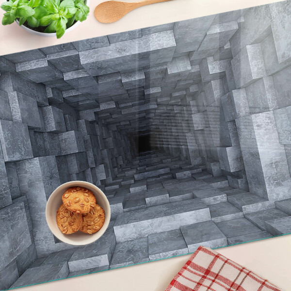 Szklana deska kuchenna Iluzja głębokiego otworu