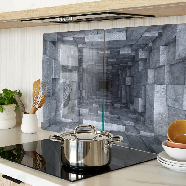 Szklana deska kuchenna Iluzja głębokiego otworu