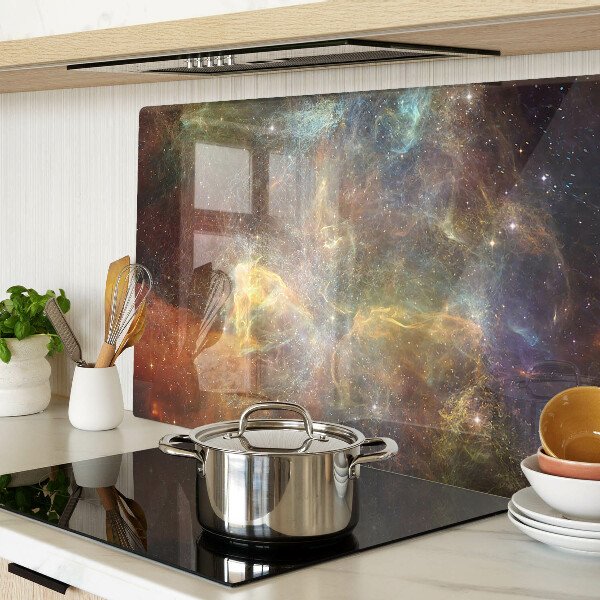 Tabla de cortar de cristal Paisaje galáctico cósmico
