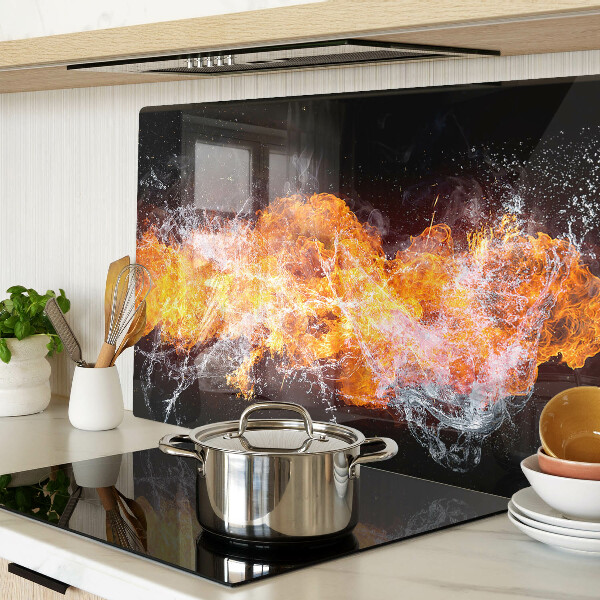 Tabla de cortar Fuego y agua