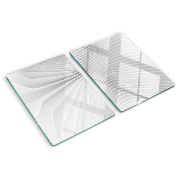 Tabla para cortar Ondas y líneas en tonos de gris.