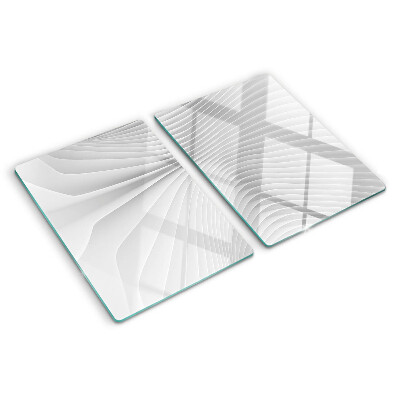 Tabla para cortar Ondas y líneas en tonos de gris.