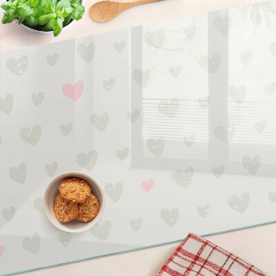 Tabla de cortar Corazones en diferentes colores